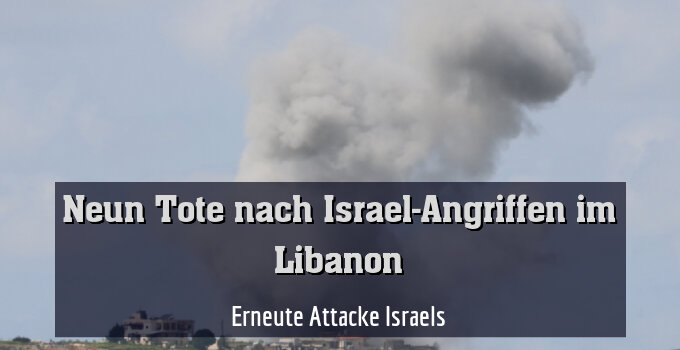 Erneute Attacke Israels