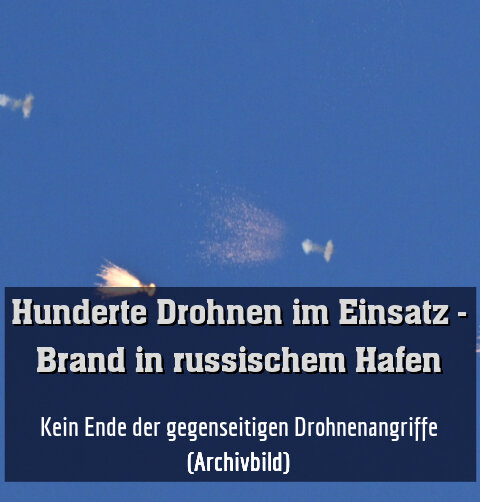 Kein Ende der gegenseitigen Drohnenangriffe (Archivbild)