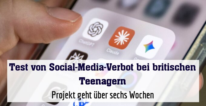 Projekt geht über sechs Wochen