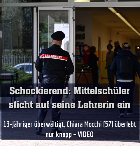 13-Jähriger überwältigt, Chiara Mocchi [57] überlebt nur knapp – VIDEO