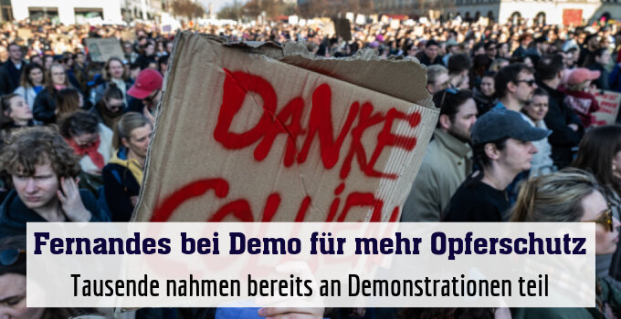 Fernandes hatte Demo-Teilnahme ursprünglich abgesagt