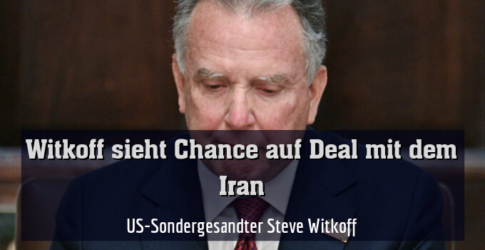 US-Sondergesandter Steve Witkoff