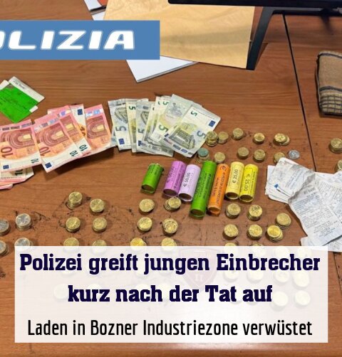 Laden in Bozner Industriezone verwüstet