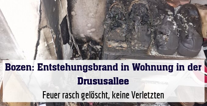 Feuer rasch gelöscht, keine Verletzten
