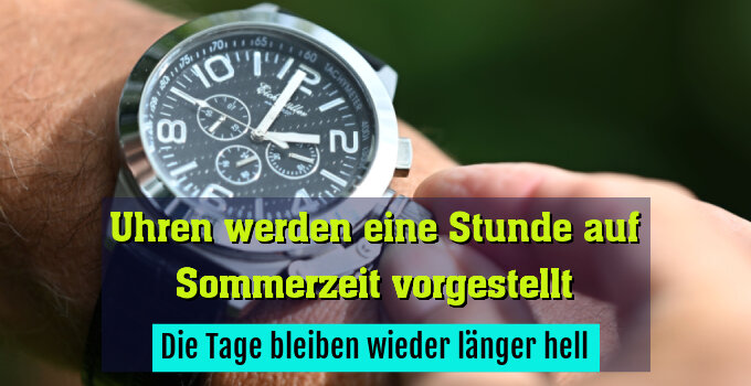 Die Tage bleiben wieder länger hell