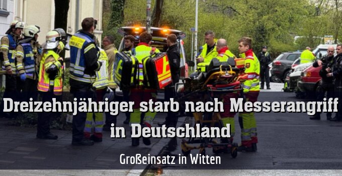 Großeinsatz in Witten