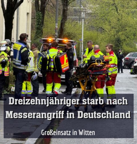 Großeinsatz in Witten