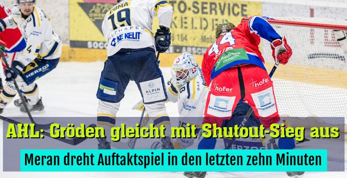 Meran dreht Auftaktspiel in den letzten zehn Minuten
