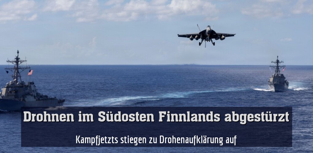 Kampfjetzts stiegen zu Drohenaufklärung auf