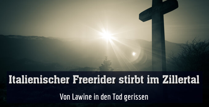 Von Lawine in den Tod gerissen