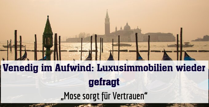 „Mose sorgt für Vertrauen“