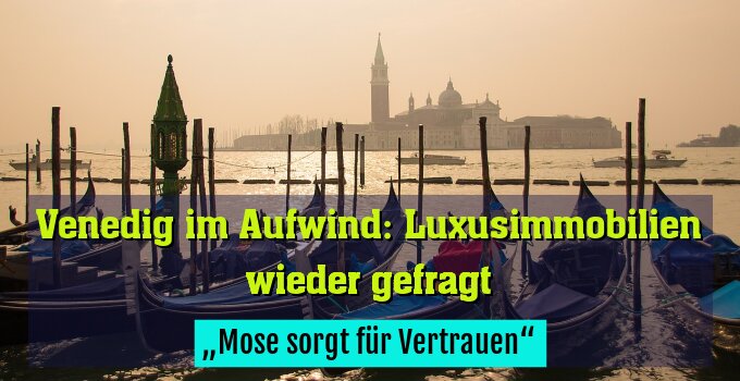 „Mose sorgt für Vertrauen“