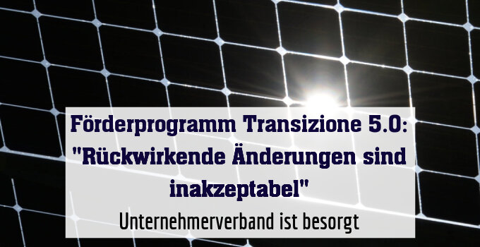 Unternehmerverband ist besorgt