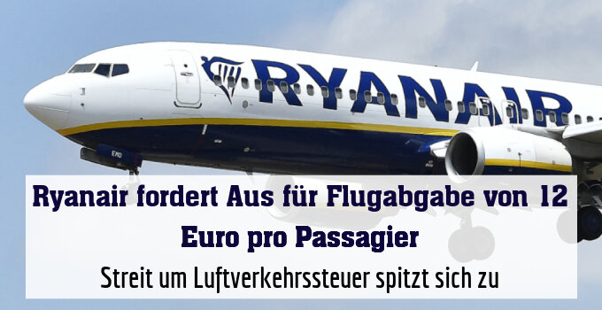 Streit um Luftverkehrssteuer spitzt sich zu