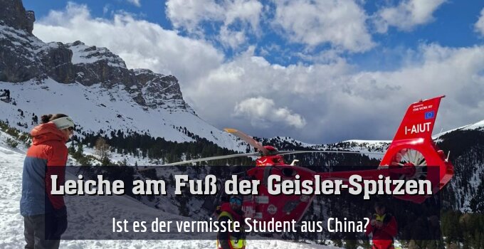 Ist es der vermisste Student aus China?