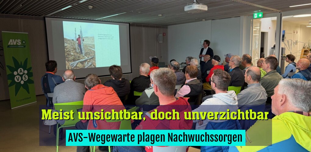 AVS-Wegewarte plagen Nachwuchssorgen