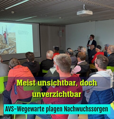 AVS-Wegewarte plagen Nachwuchssorgen