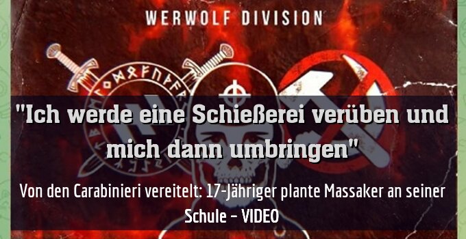 Von den Carabinieri vereitelt: 17-Jähriger plante Massaker an seiner Schule – VIDEO