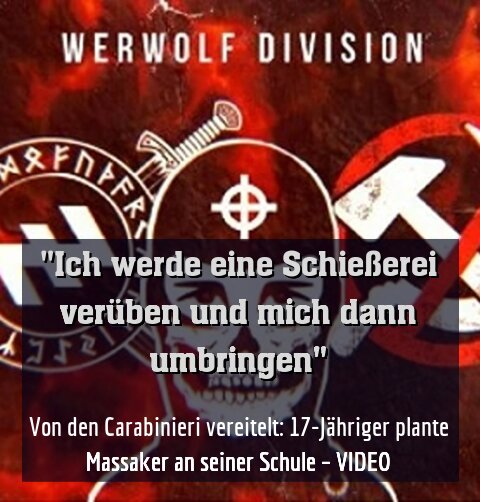 Von den Carabinieri vereitelt: 17-Jähriger plante Massaker an seiner Schule – VIDEO