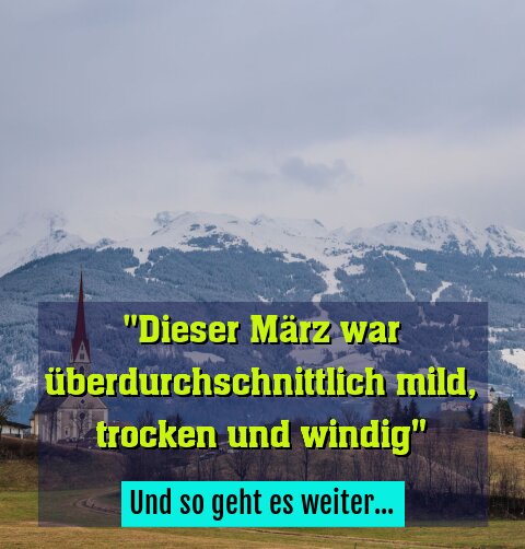 Und so geht es weiter...