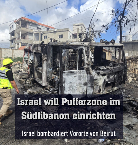 Israel bombardiert Vororte von Beirut