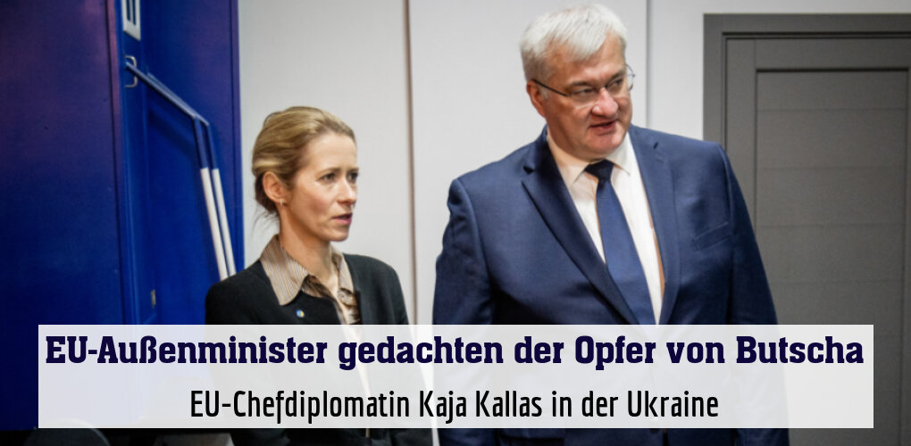 EU-Chefdiplomatin Kaja Kallas in der Ukraine