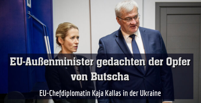 EU-Chefdiplomatin Kaja Kallas in der Ukraine
