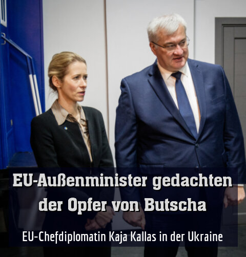 EU-Chefdiplomatin Kaja Kallas in der Ukraine