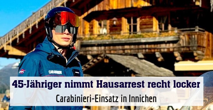 Carabinieri-Einsatz in Innichen
