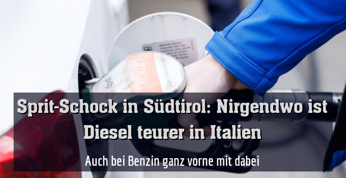 Auch bei Benzin ganz vorne mit dabei