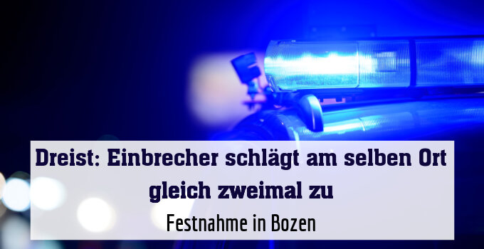 Festnahme in Bozen