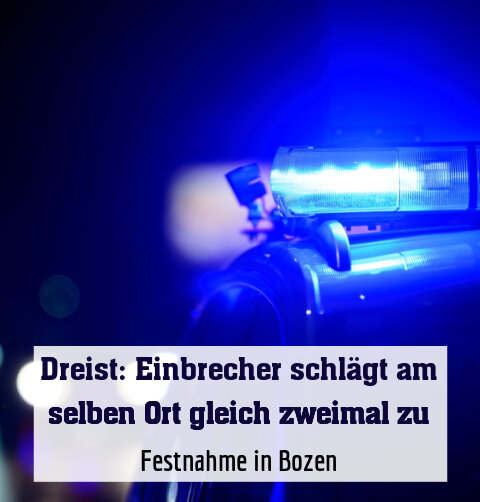 Festnahme in Bozen