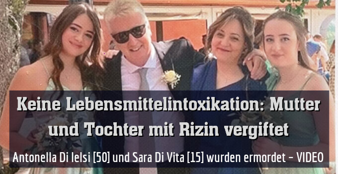 Antonella Di Ielsi [50] und Sara Di Vita [15] wurden ermordet – VIDEO