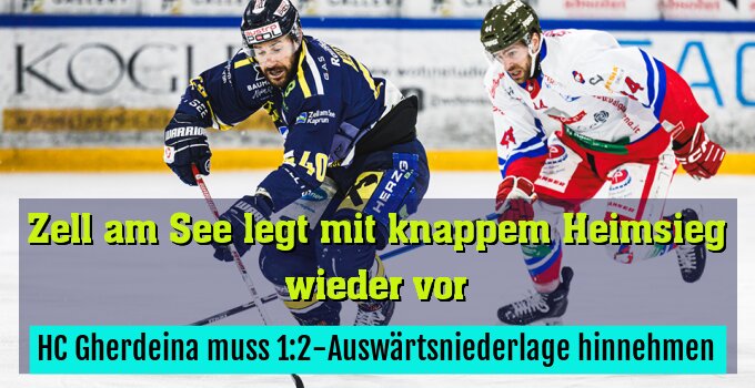 HC Gherdeina muss 1:2-Auswärtsniederlage hinnehmen
