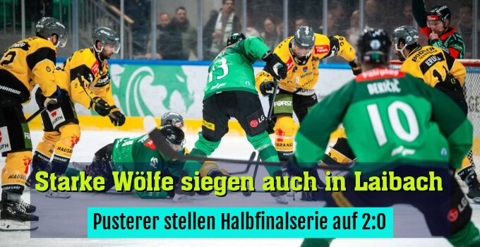 Pusterer stellen Halbfinalserie auf 2:0