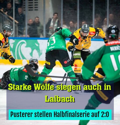 Pusterer stellen Halbfinalserie auf 2:0