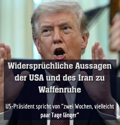 US-Präsident spricht von "zwei Wochen, vielleicht paar Tage länger"