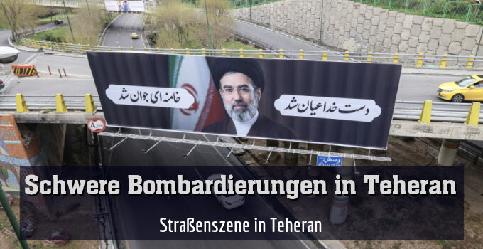Straßenszene in Teheran