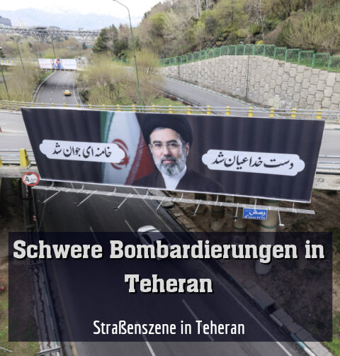 Straßenszene in Teheran