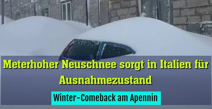 Winter-Comeback am Apennin