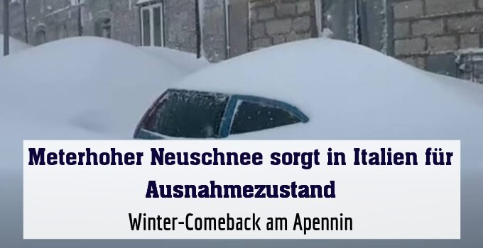 Winter-Comeback am Apennin