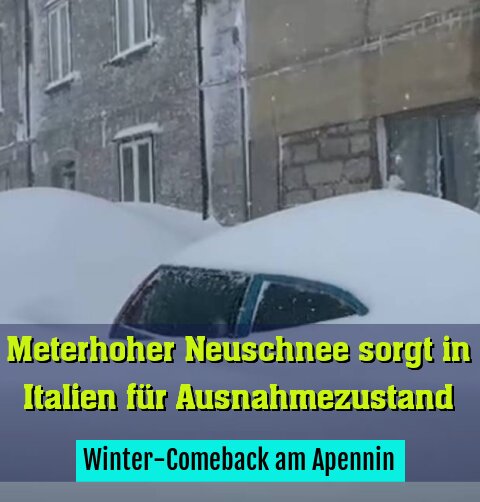 Winter-Comeback am Apennin