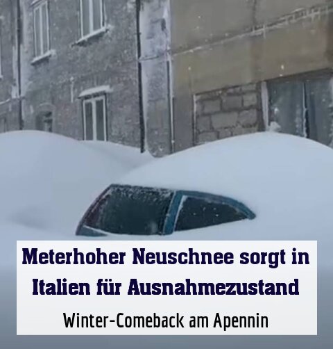 Winter-Comeback am Apennin