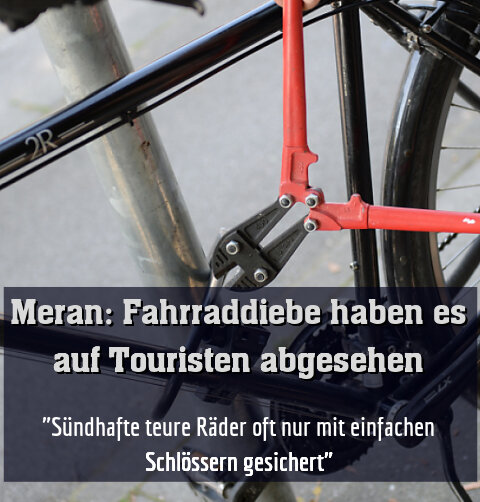 "Sündhafte teure Räder oft nur mit einfachen Schlössern gesichert"