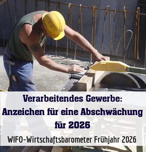 WIFO-Wirtschaftsbarometer Frühjahr 2026 