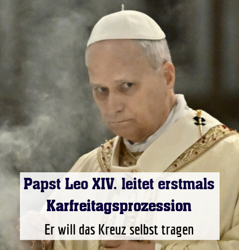 Er will das Kreuz selbst tragen
