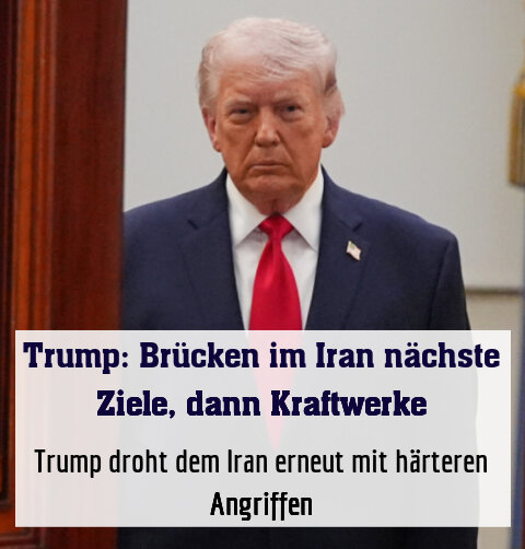 Trump droht dem Iran erneut mit härteren Angriffen