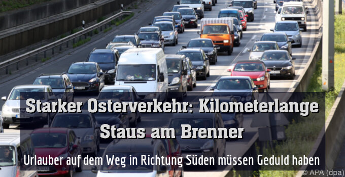 Urlauber auf dem Weg in Richtung Süden müssen Geduld haben