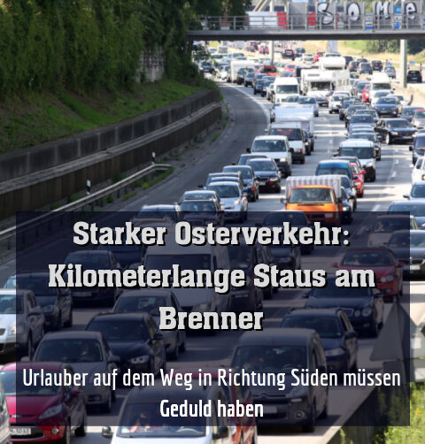 Urlauber auf dem Weg in Richtung Süden müssen Geduld haben