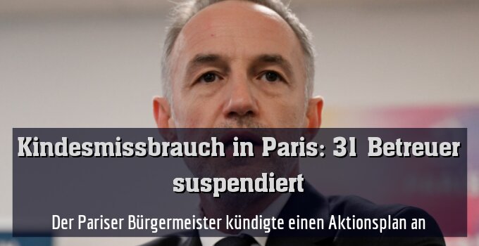 Der Pariser Bürgermeister kündigte einen Aktionsplan an